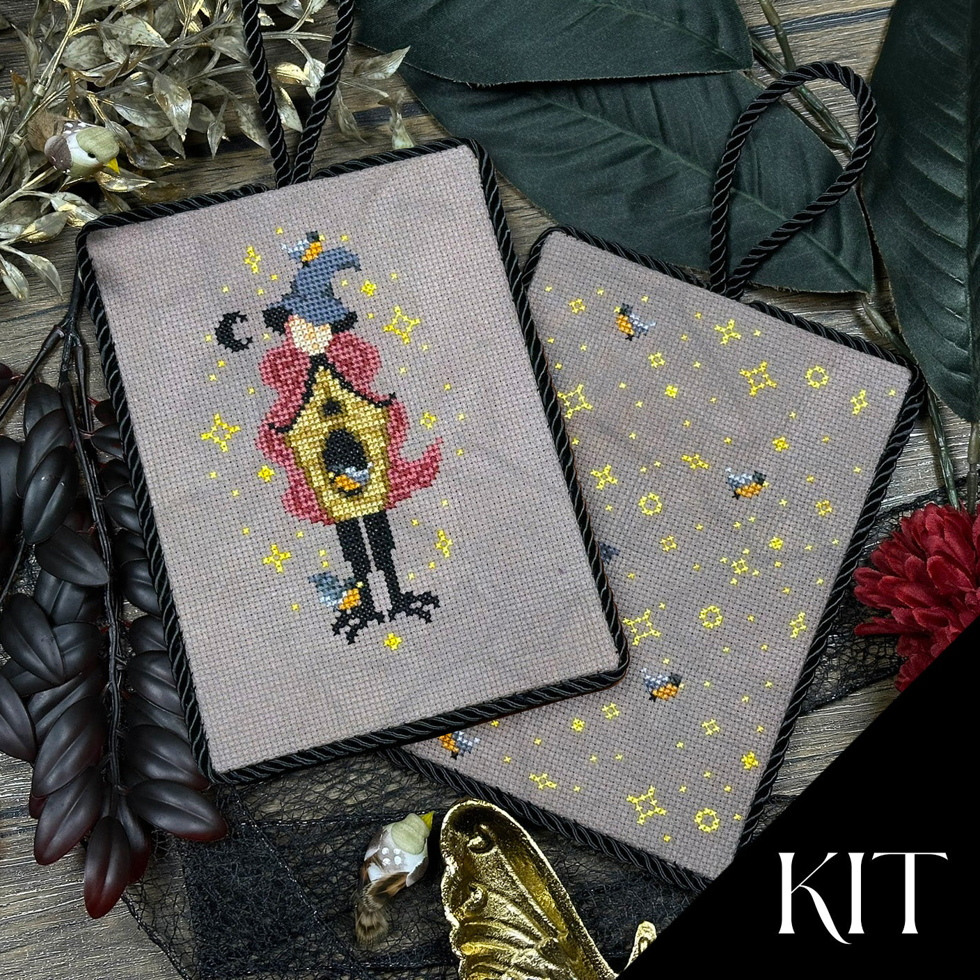 Birdwitch Mini Cross Stitch Kit