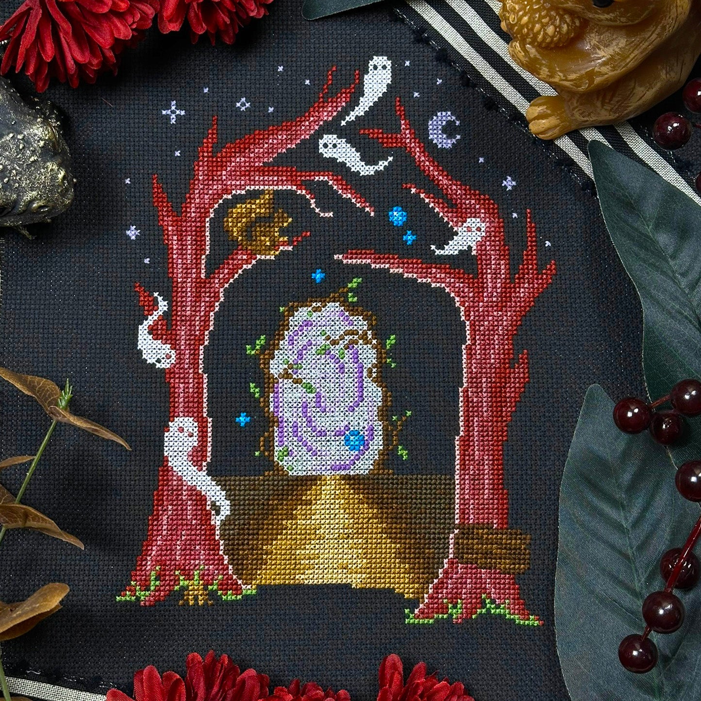 Door in the Woods - PDF Cross Stitch Pattern