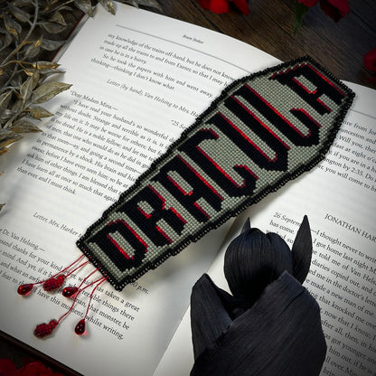 Dracula Bookmark - PDF Cross Stitch Pattern