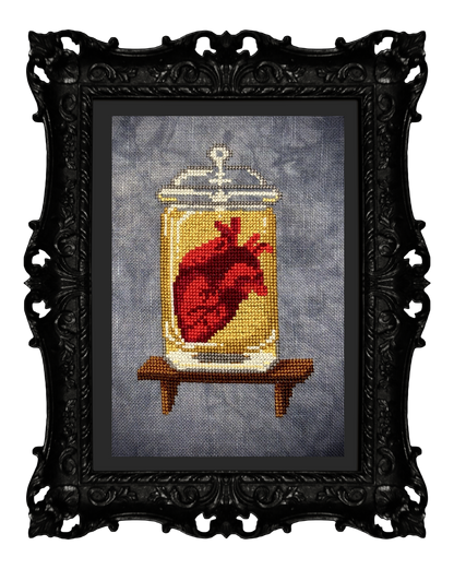 Heart in a Jar - PDF Cross Stitch Pattern