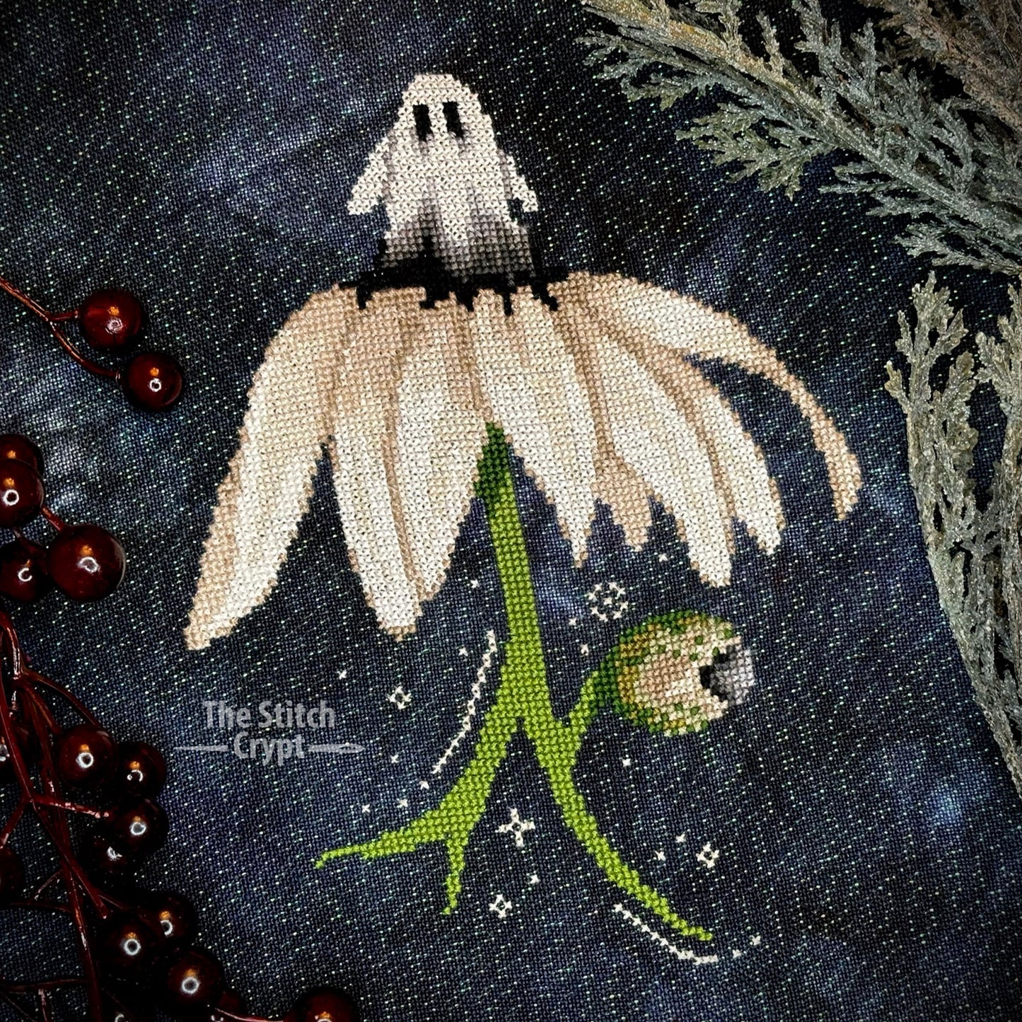 Ghost Flower - Haunted Floral PDF Pattern