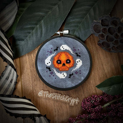 All Hallow's Skull - PDF Cross Stitch Pattern