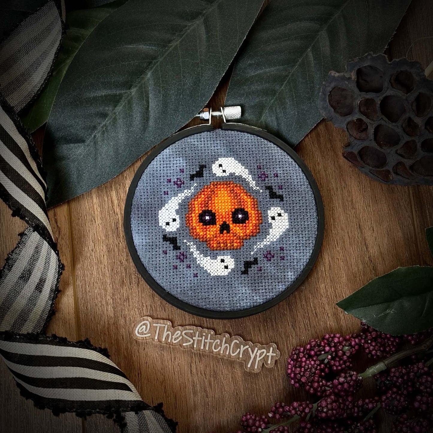 All Hallow's Skull Paper Printed Pattern