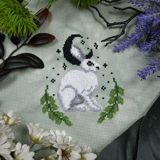 Hare Moon - PDF Cross Stitch Pattern