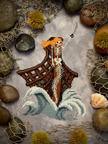 Defender of the Seas - PDF Cross Stitch Pattern