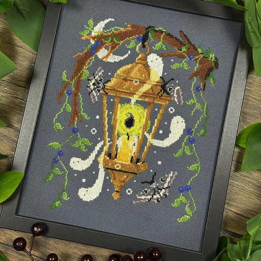 Witch Lantern Paper Printed Pattern