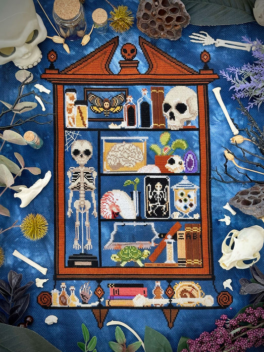 Morbid Curiosities SAL Cabinet of Curiosities Stitch-A-Long