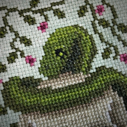Serpent Sentinel - PDF Cross Stitch Pattern