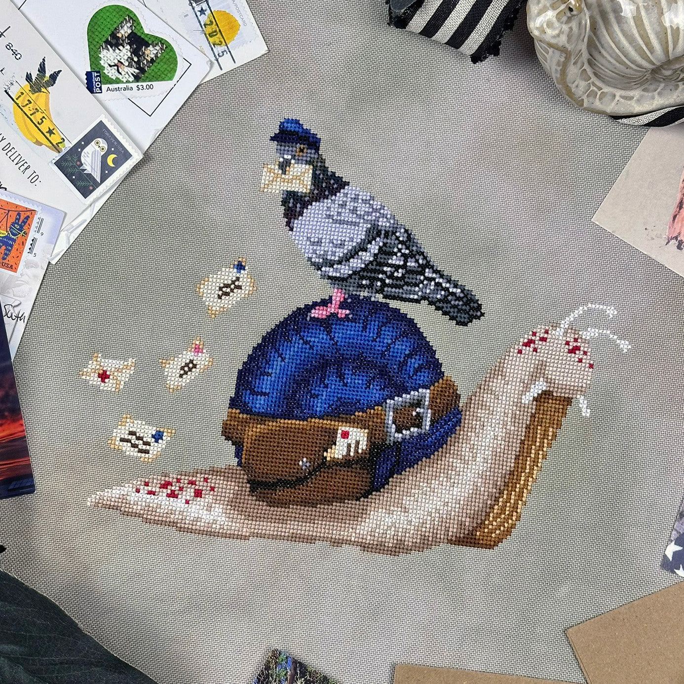 Snail Mail Printed Paper Pattern