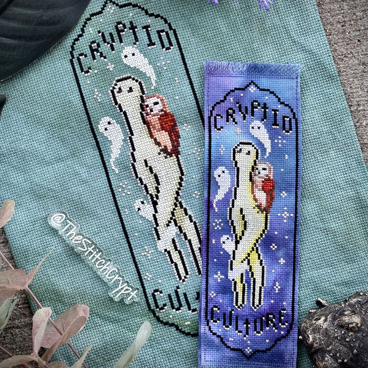 Crypt Patterned Cryptid Culture: Nightcrawler - PDF Cross Stitch Pattern – TheStitchCrypt