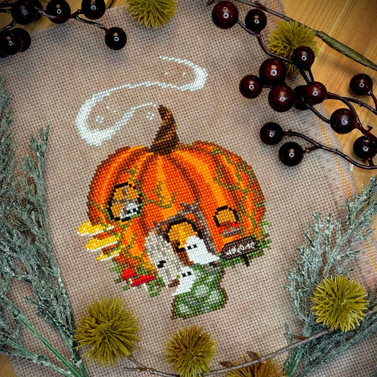 Spring House - PDF Cross Stitch Pattern