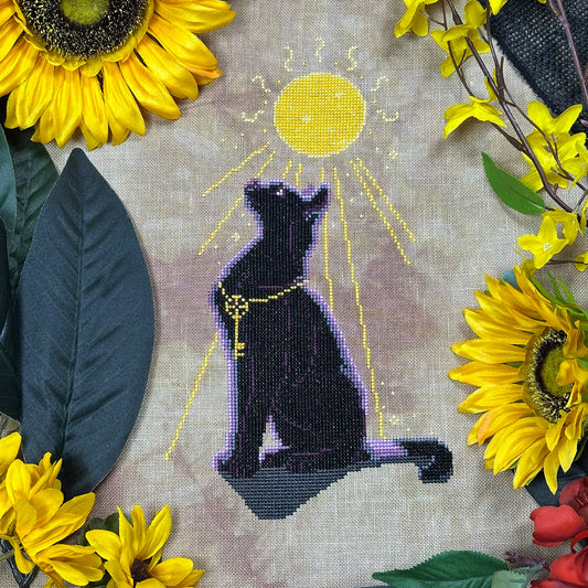 Sun Cat - PDF Cross Stitch Pattern