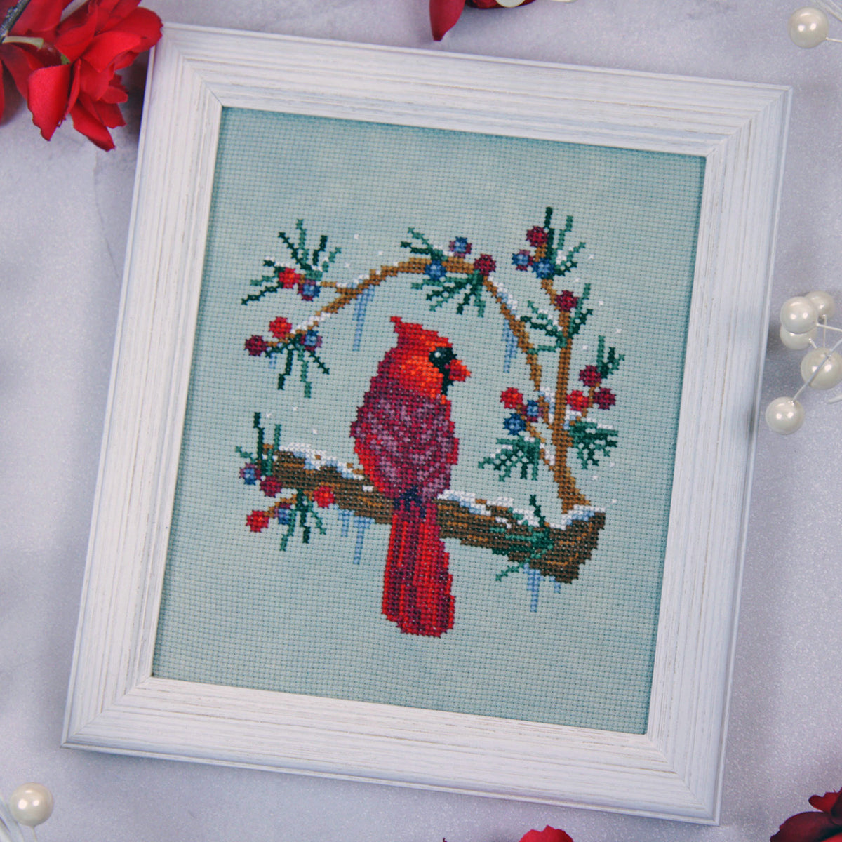 Winter's Cardinal Printed Paper Pattern
