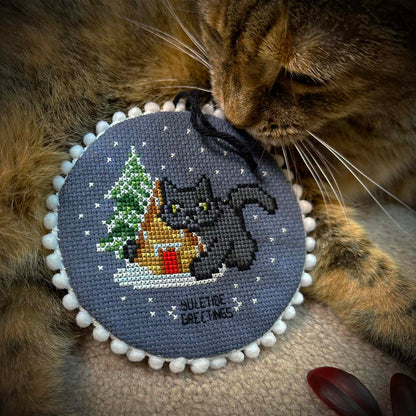 Yule Greetings - PDF Cross Stitch Pattern