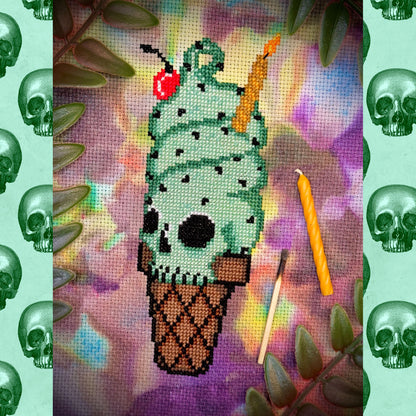 Skullebration - PDF Cross Stitch Pattern