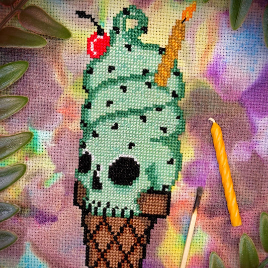 Skullebration - PDF Cross Stitch Pattern