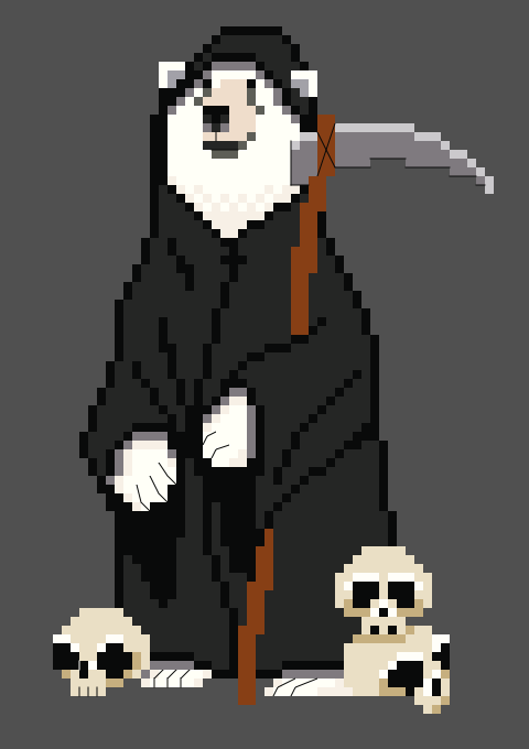 Death Floof - Grim Reaper Bear PDF Pattern