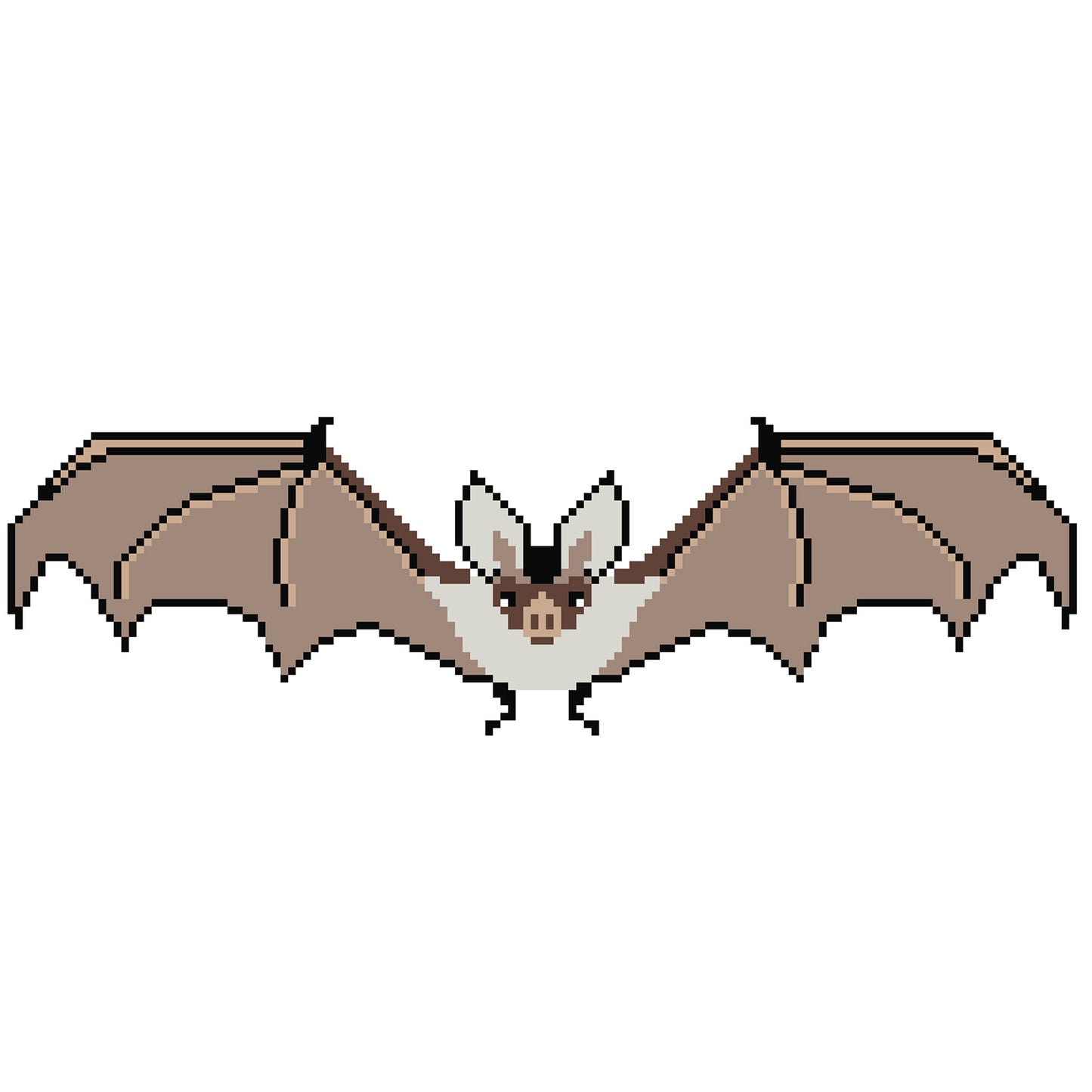 Flying Bat - PDF Cross Stitch Pattern