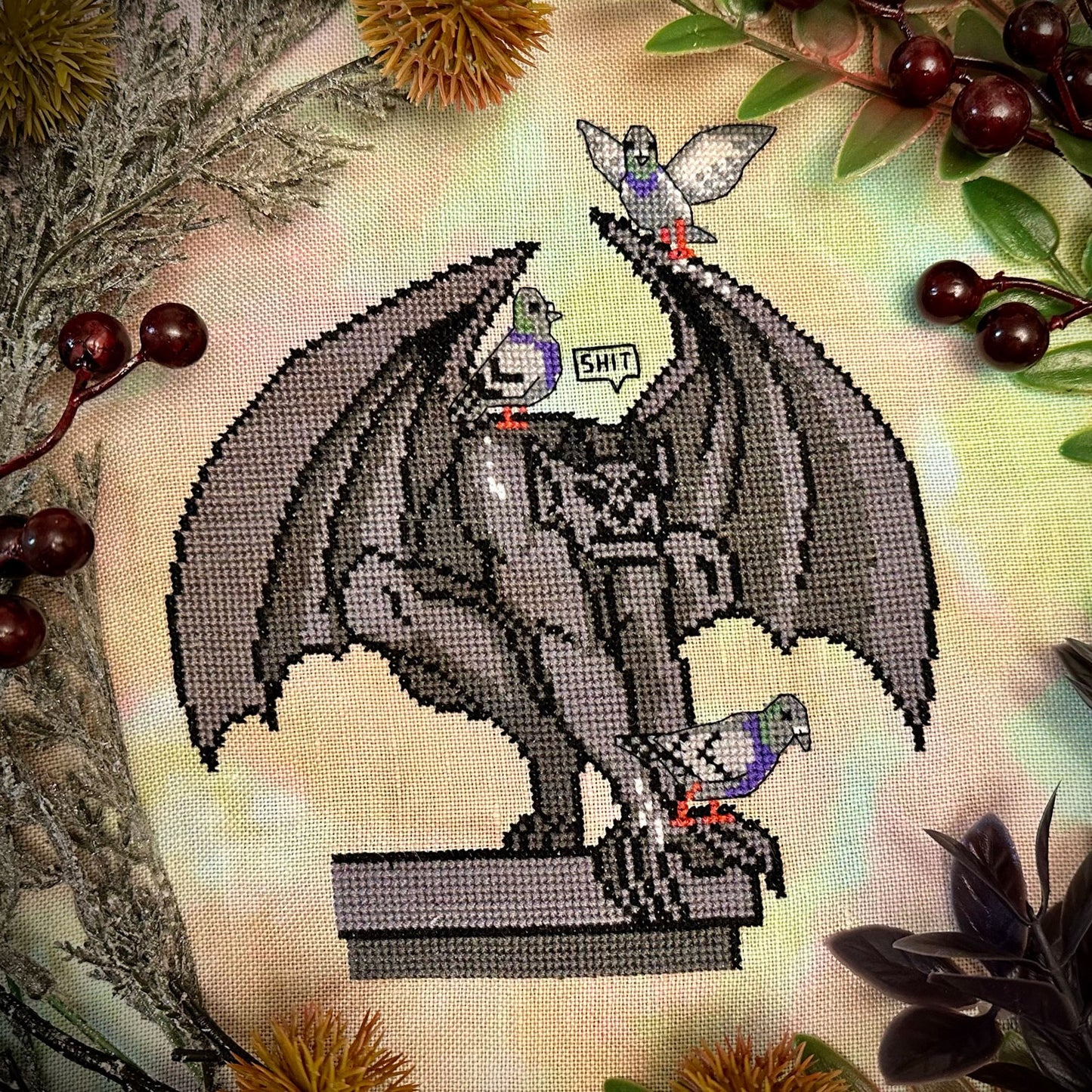 Gargoyle Friends - PDF Cross Stitch Pattern