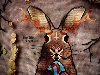 Vampire Jackalope - PDF Cross Stitch Pattern