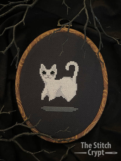 Ghost Bat and Cat BUNDLE - PDF Cross Stitch Pattern