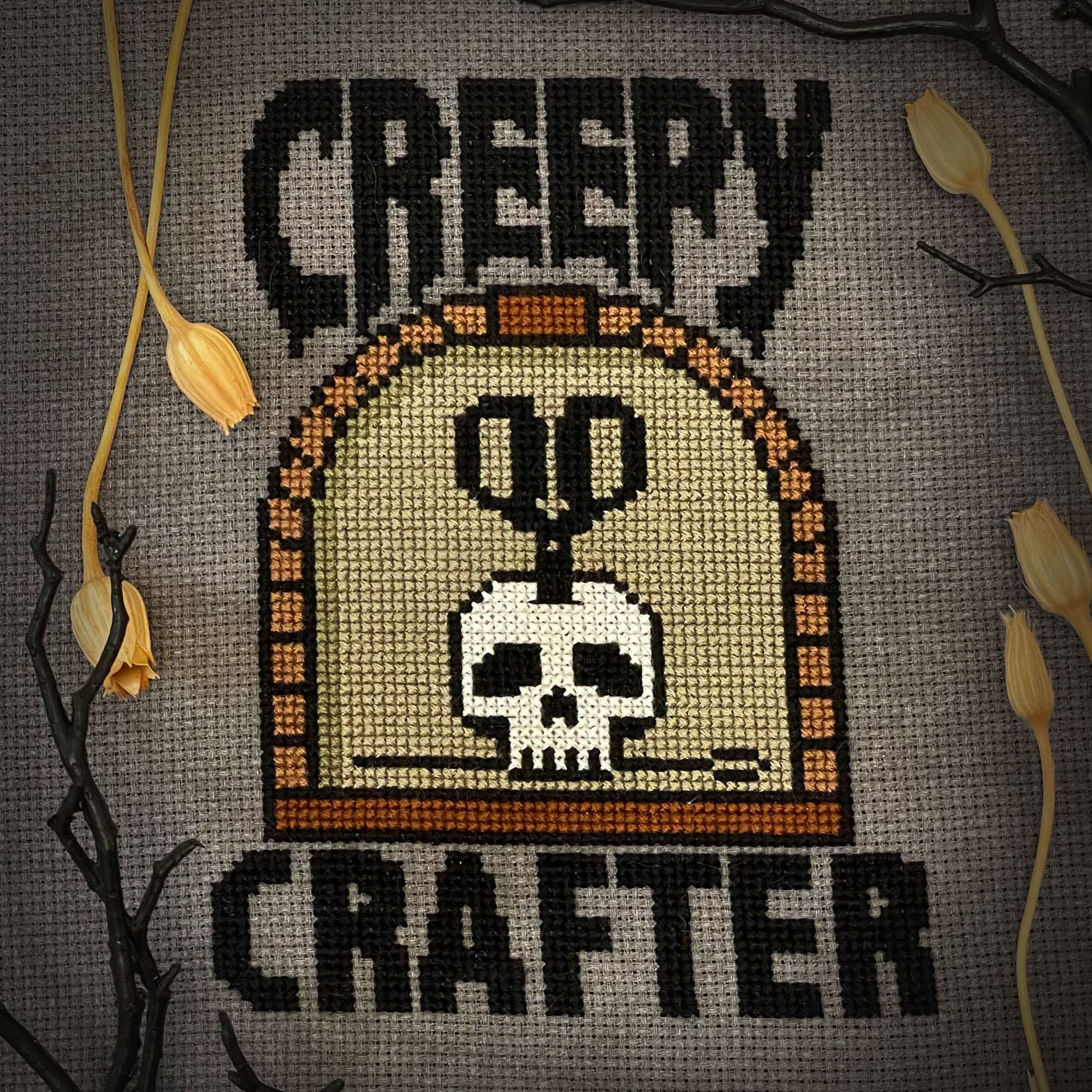 Creepy Crafter - PDF Cross Stitch Pattern – TheStitchCrypt