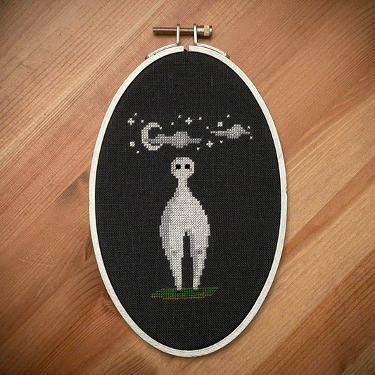 Nightcrawler at Night - PDF Cross Stitch Pattern