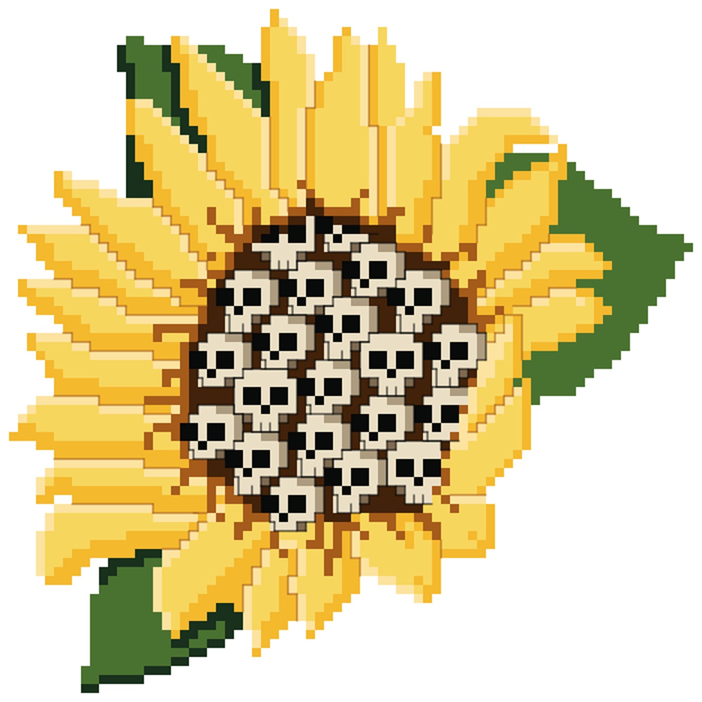 Blooming Skullflower - PDF Cross Stitch Pattern