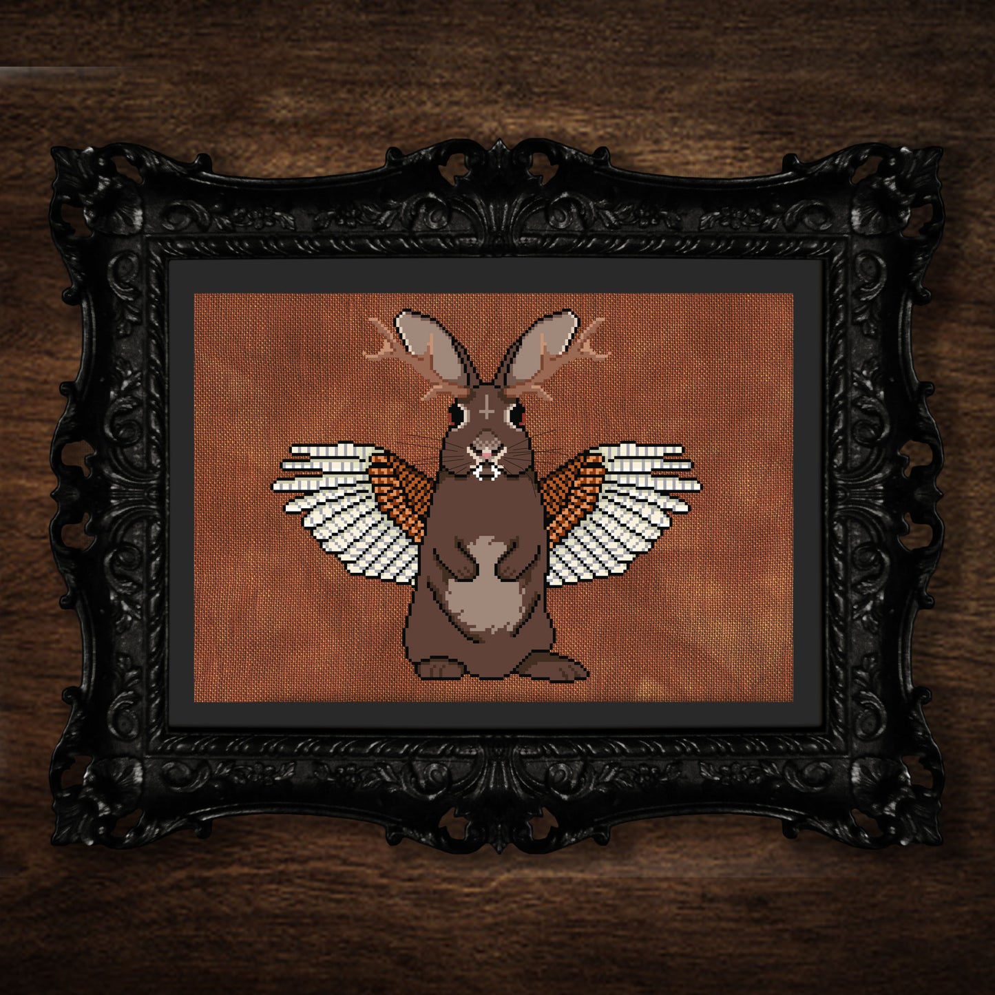 Wolpertinger - Winged Vampire Jackalope Cryptid PDF Pattern