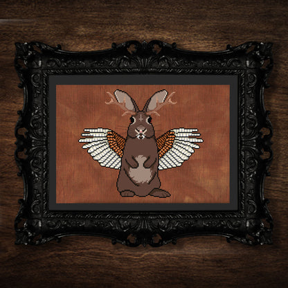 Wolpertinger - Winged Vampire Jackalope Cryptid PDF Pattern